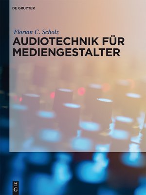 cover image of Audiotechnik für Mediengestalter